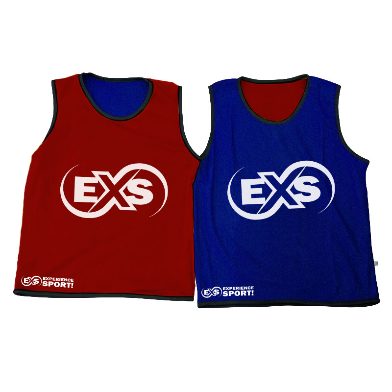 reversible training bibs for rugby, football, sports